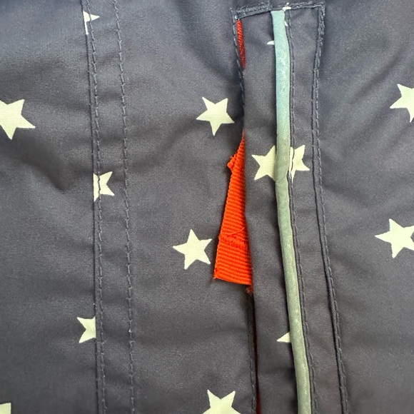 Mini Boden Purple with Stars Waterproof Ski Jacket, Size 4-5 Years, MSRP $110 - Picture 7 of 10